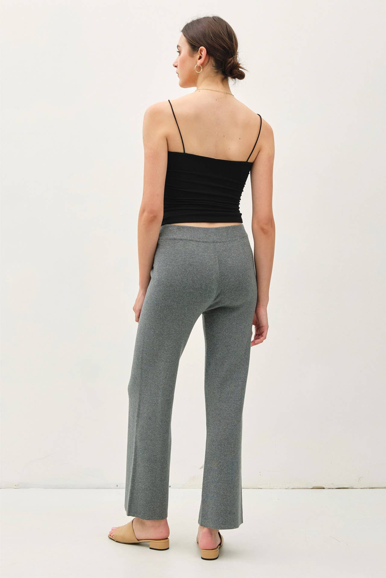 Ann's High Rise Soft Ribbed Pant