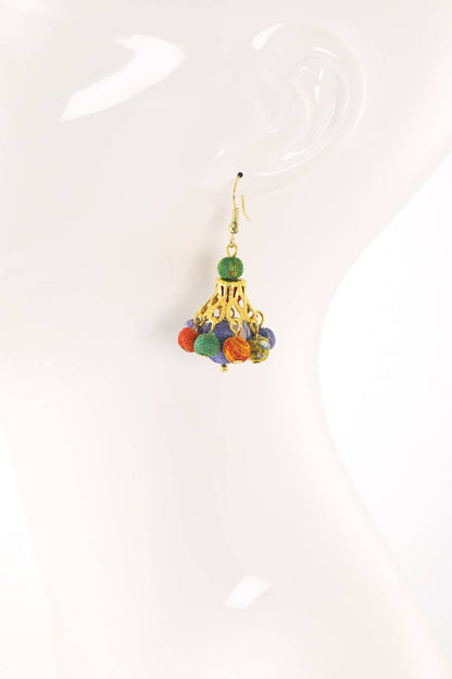 Handmade Beaded Chandelier Earrings
