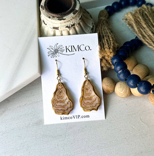 Oyster Clay Earrings