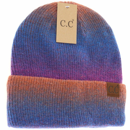 Unisex Ombre CuffedBeanie