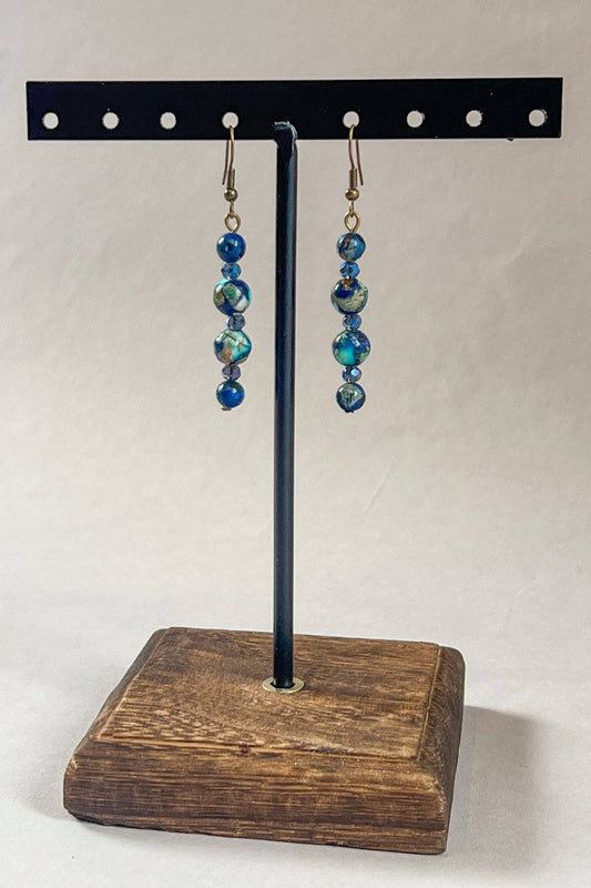 Honor Earrings Blue
