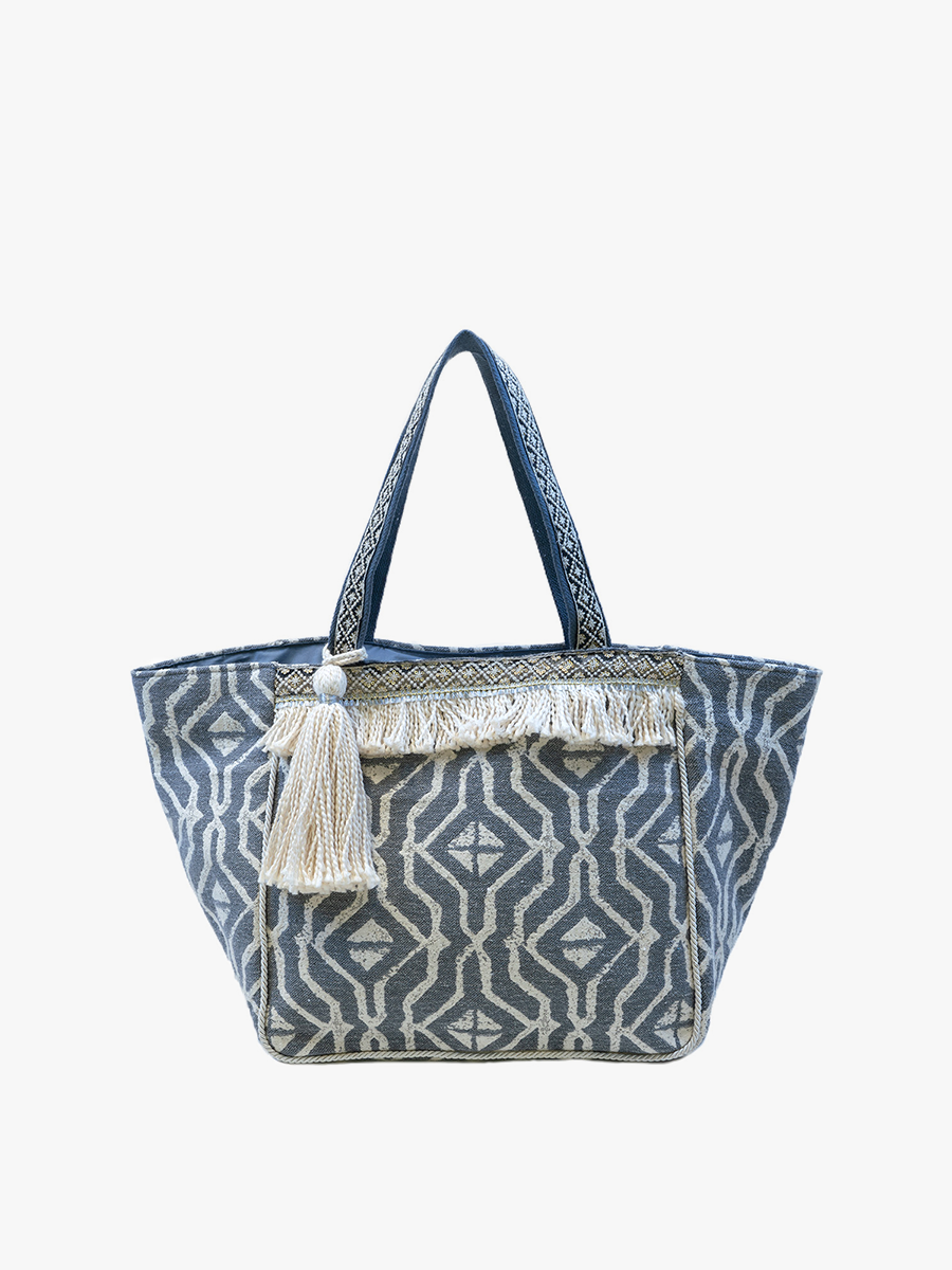 Ada Cotton Tote w/ Tassels
