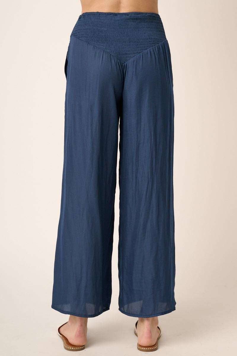 Judy's Smocked Satin Pants