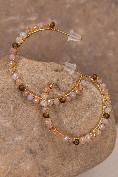 Paisley Earring Beige