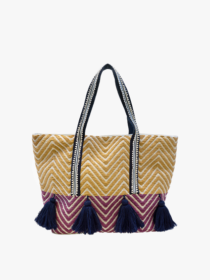 Ada Cotton Tote w/ Tassels