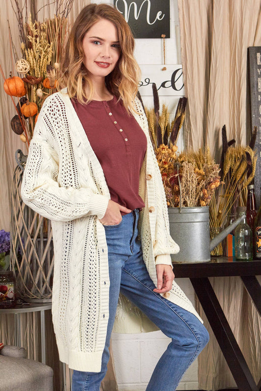 Rachelle's Gauge Cardigan