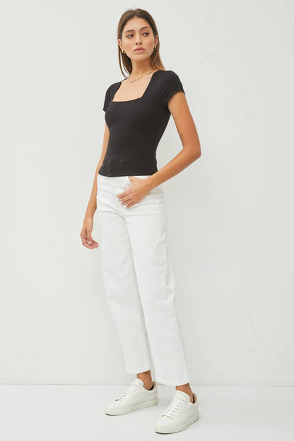 Neela Square Neck Top