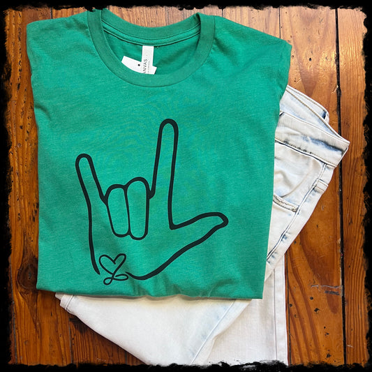 PREORDER - Kelly Green Ivy's _\m/ Tee