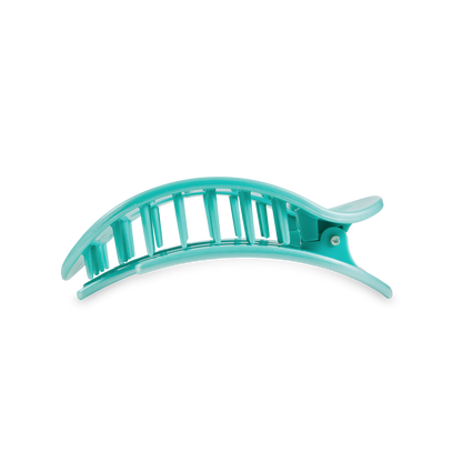 Round Flat Hair Clip | Medium | Totally Turquoise