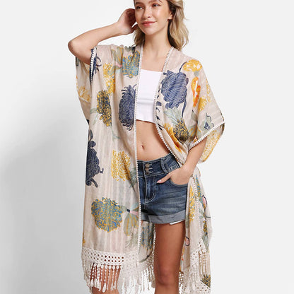 Amelie's Shimmer Floral Kimono