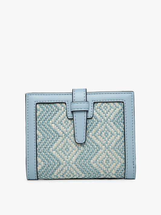Bessie Canvas Wallet w/ Slip Closure