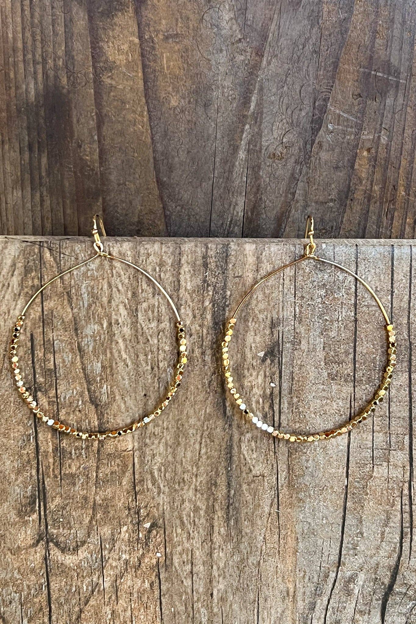 Elvera XL Earrings Gold