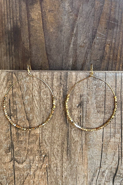 Elvera XL Earrings Gold