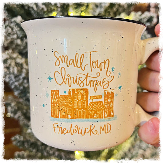 Small Town Christmas Gingerbread Frederick Camper Mug