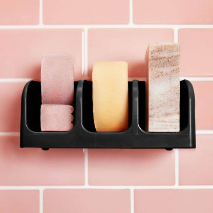 Self-Draining Soap Dish - Black