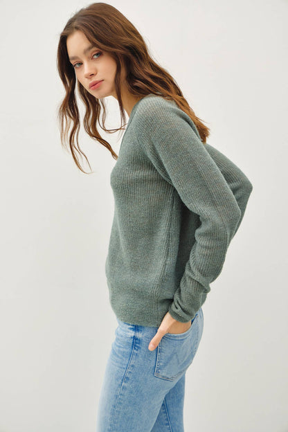 Maureen's Teal Green Lightweight Sweater