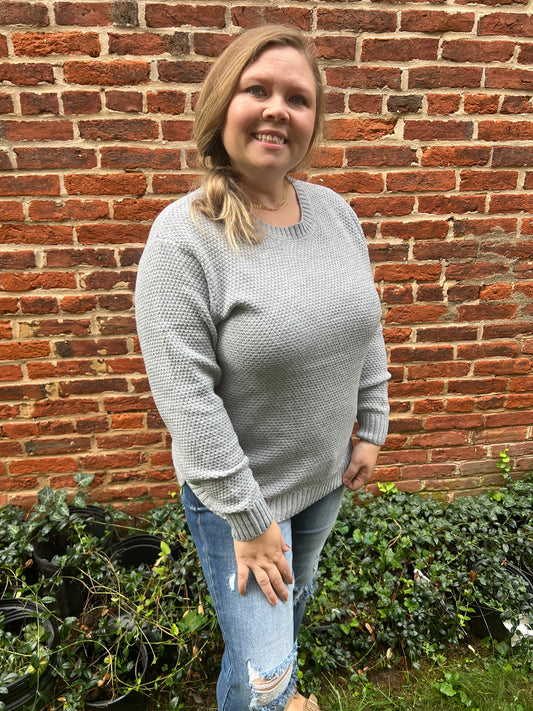 Antique Grey Sweater