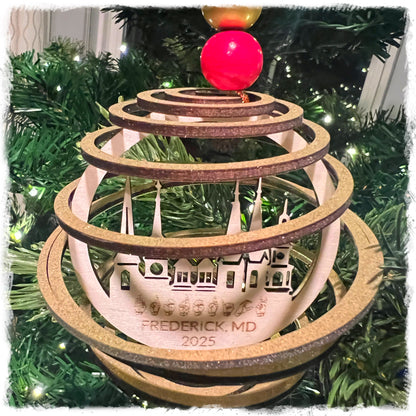 2025 Frederick Globe Ornament
