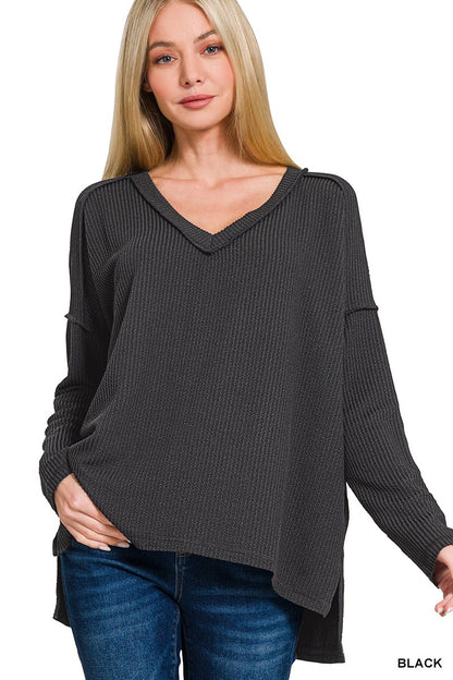Cara's Corded RIbbed Top