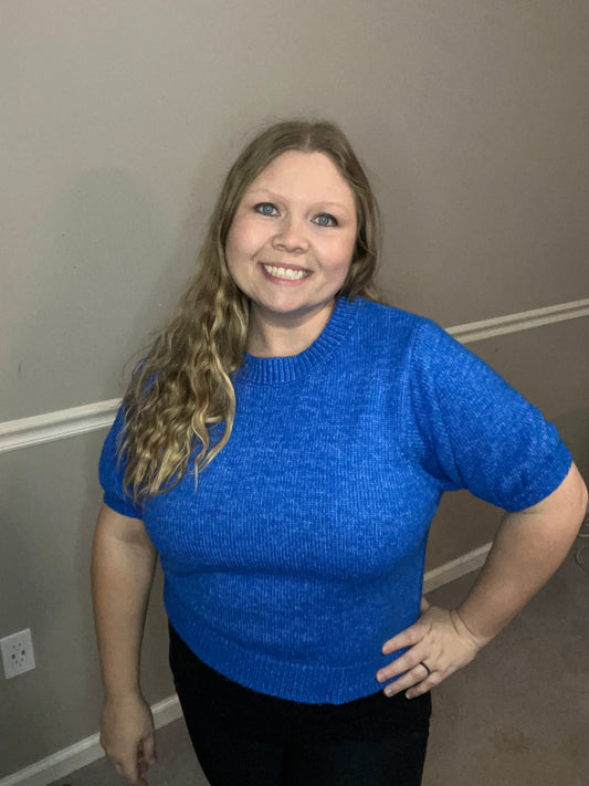 Brenna's Short Sleeve Sweater