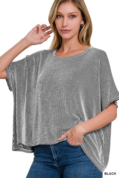 Emma's Oversized Ribbed Top