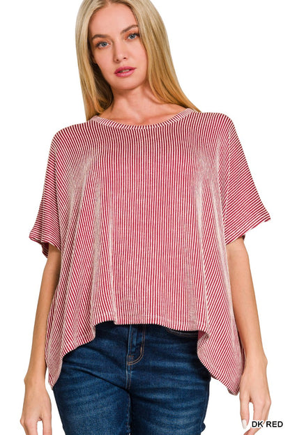 Emma's Oversized Ribbed Top