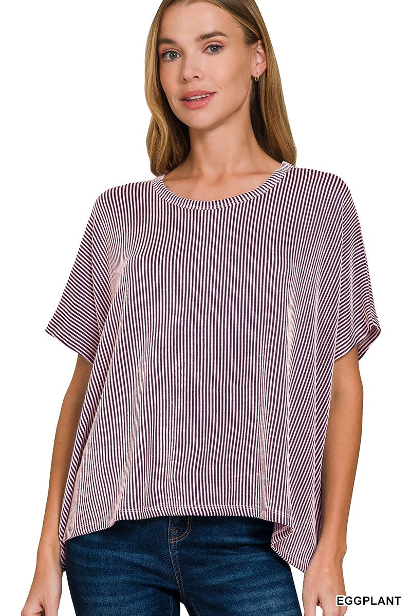 Emma's Oversized Ribbed Top
