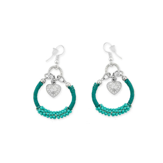 Heart Embrace Hoop Earrings