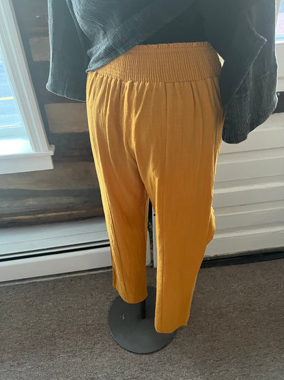 Dijon Woven Tie Waist Trouser