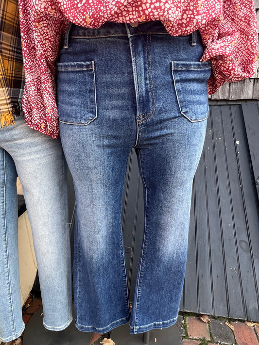 Kaye's High Rise Straight Jeans