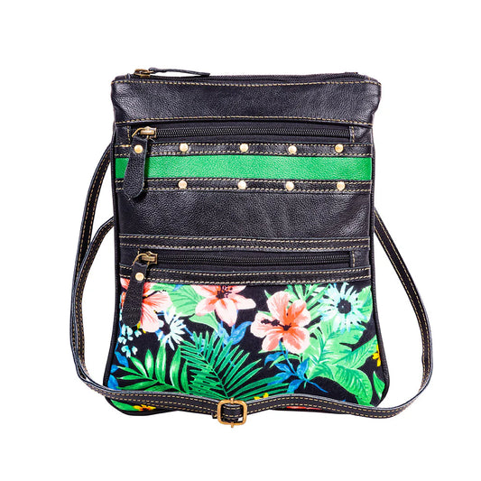 Marianna Floral Leather Crossbody