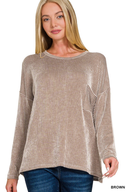 Zana's Ribbed Lightweight Top