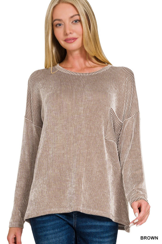 Zana's Ribbed Lightweight Top