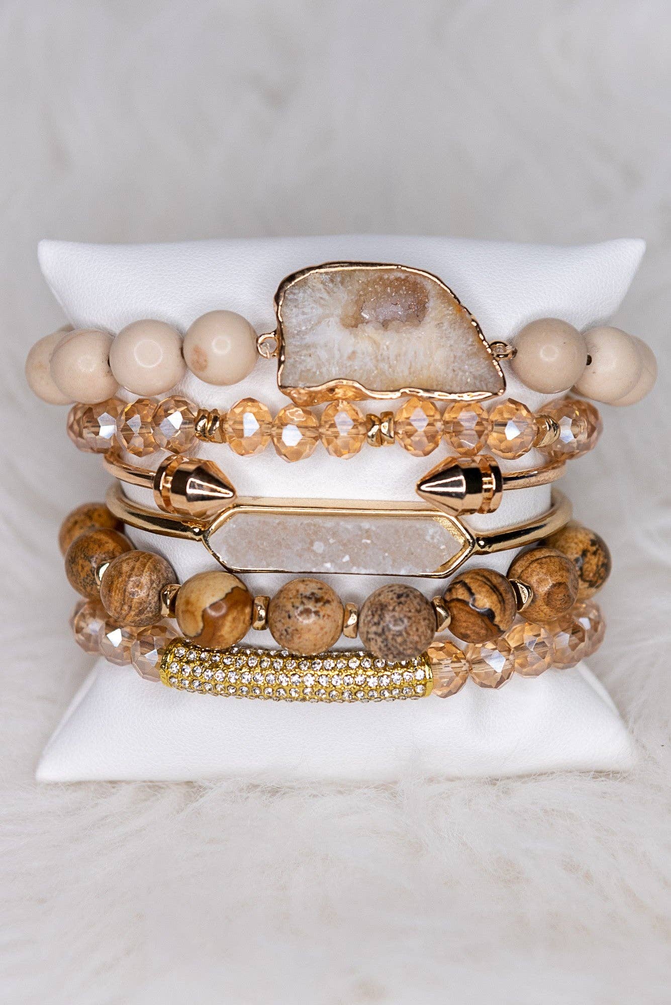 Aspen Bracelet Set Jasper