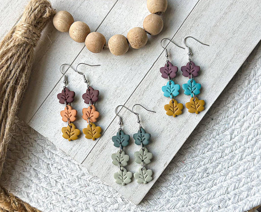 Trio Leaves Earrings