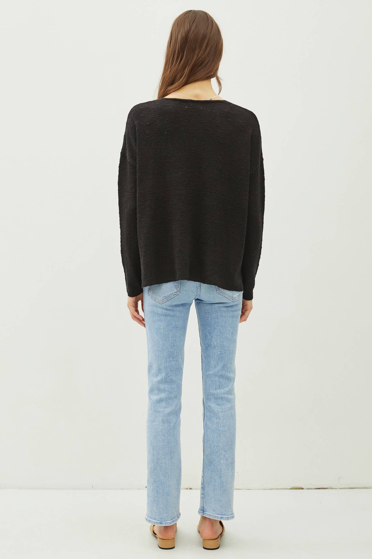 Dustina's Black Heathered Sweater