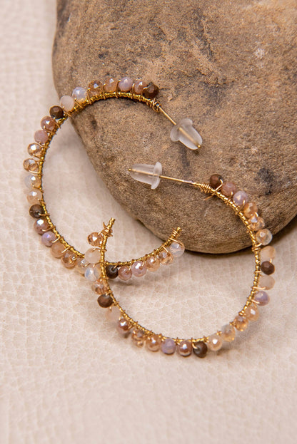 Paisley Earring Beige