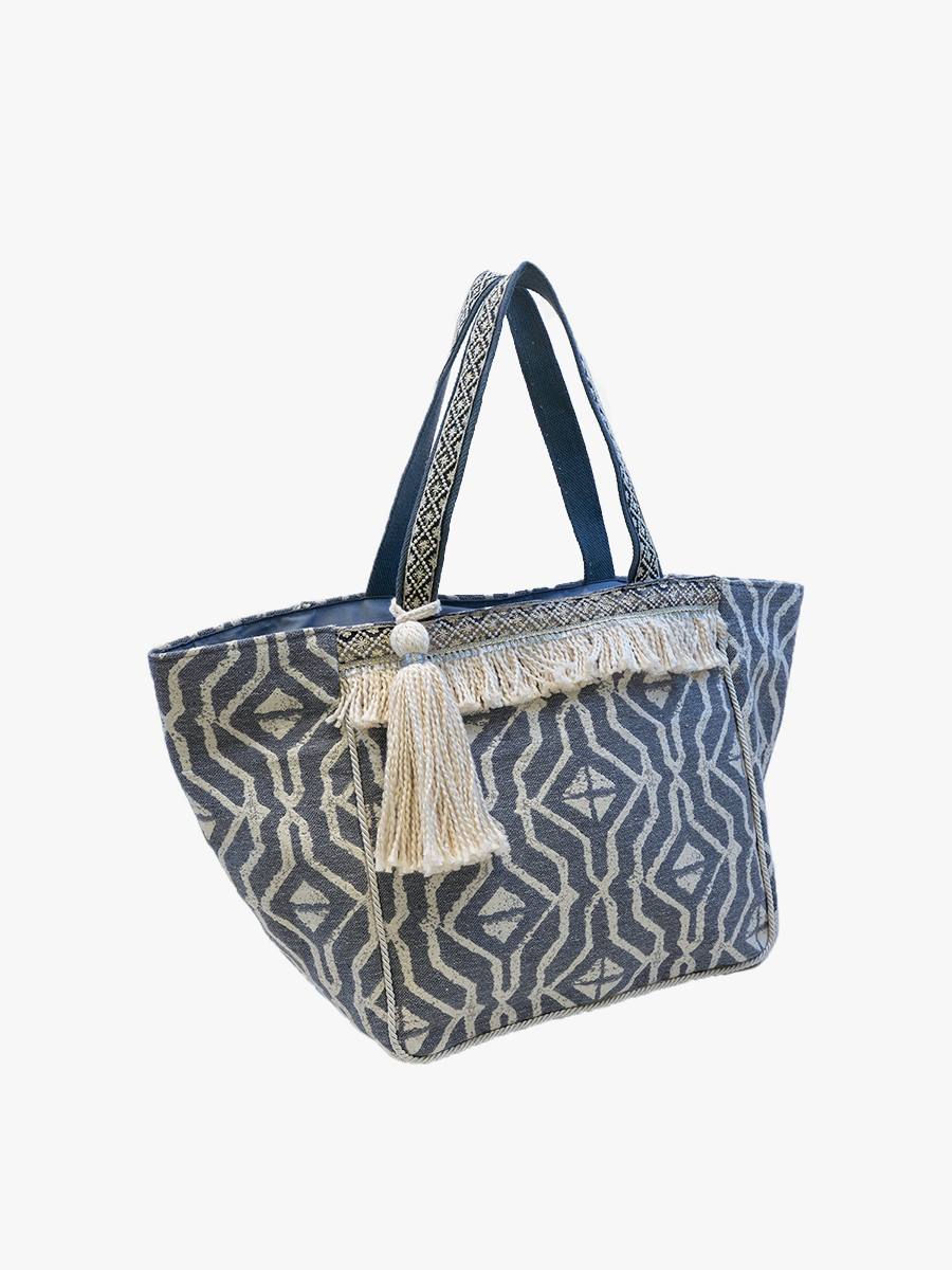 Ada Cotton Tote w/ Tassels