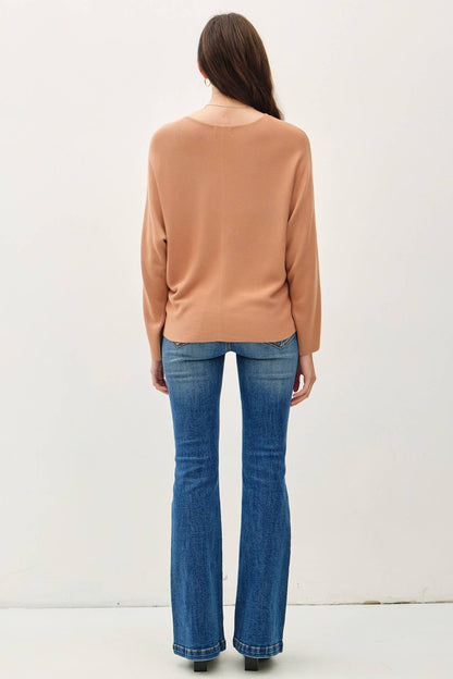 Jade's Bisque Dolman Sweater