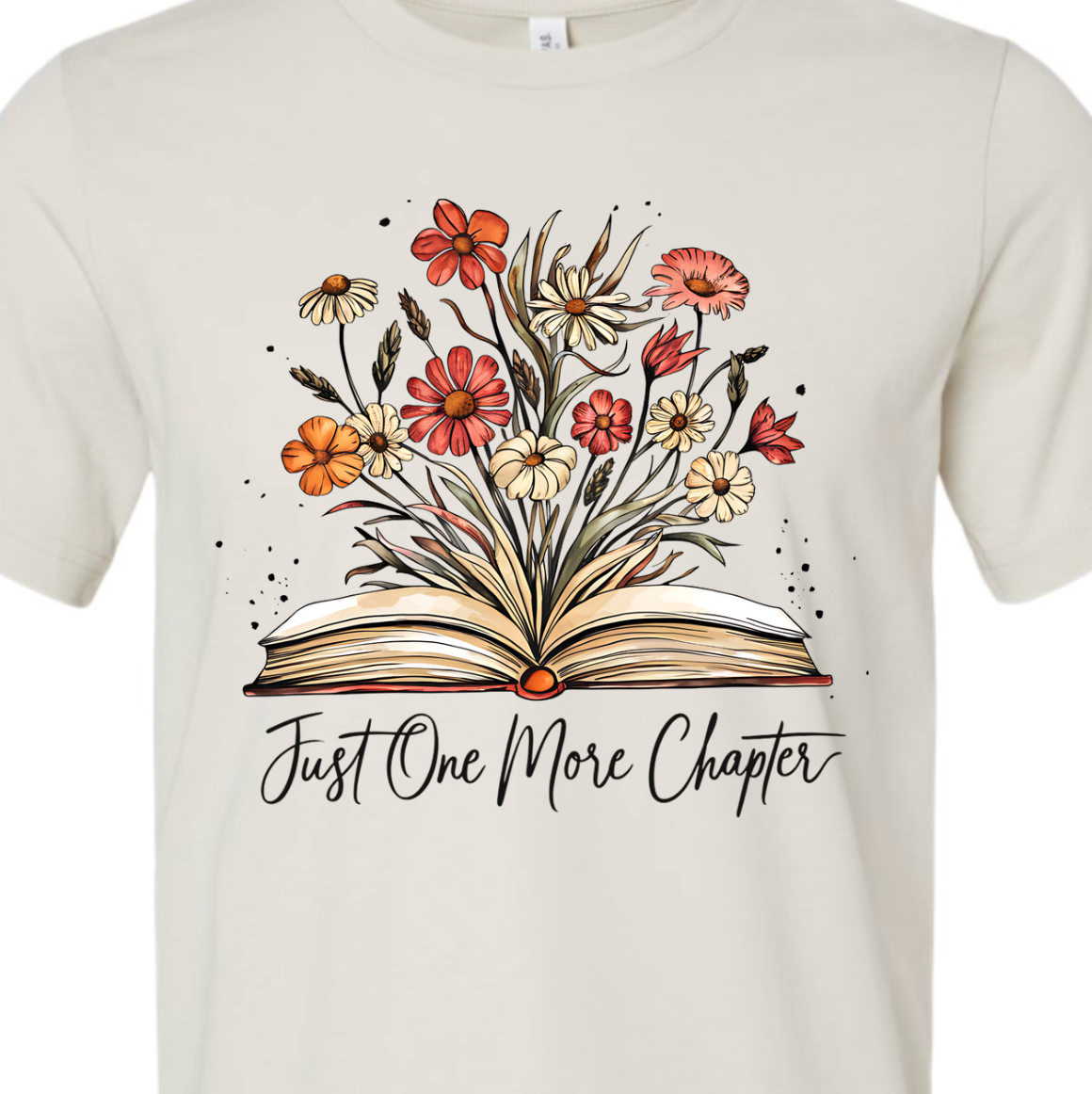 Natural Just One More Chapter Tee