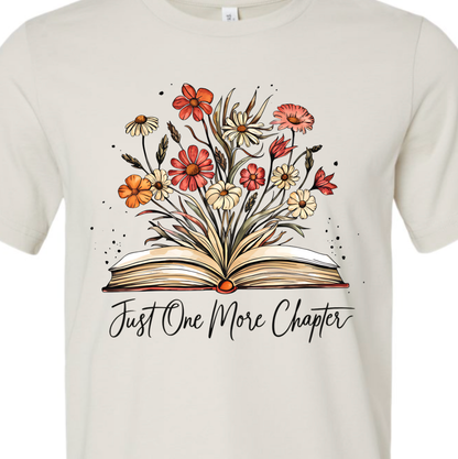 Natural Just One More Chapter Tee