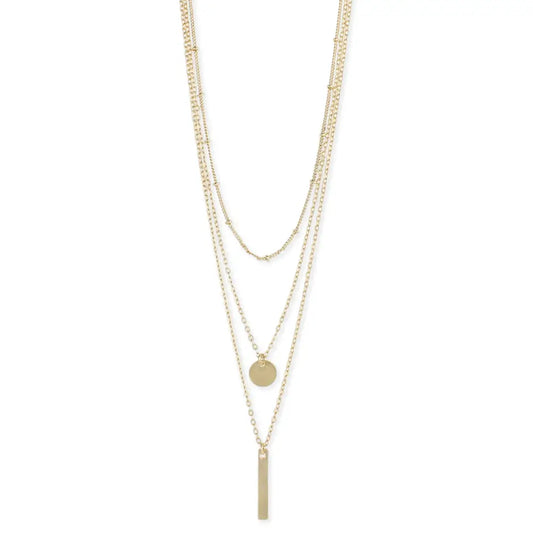 Gold Delicate Charms Necklace