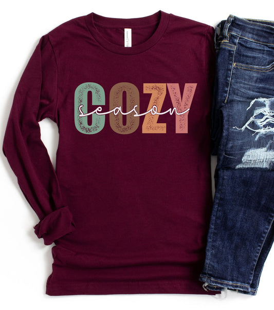 PREORDER - Maroon Cozy Tee