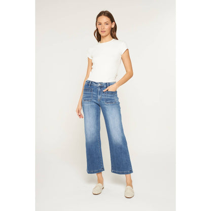 Rosa's High Rise Cropped Wide Leg