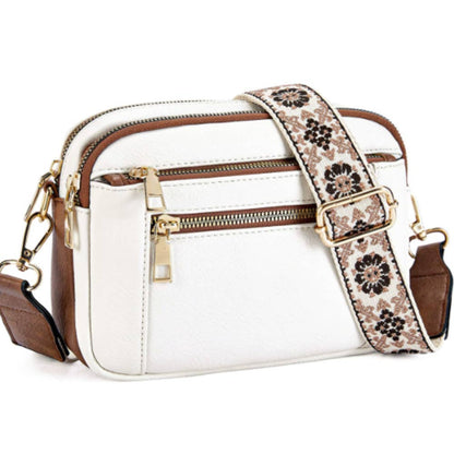 Multi Functional Zipper Crossbody Bag