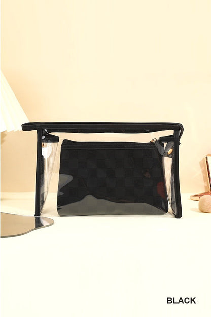 Duo Checkered Travel Set