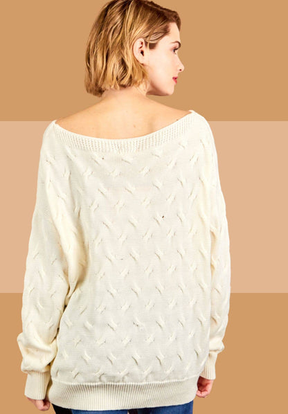 Jolene's Black Textured Lightweight Top