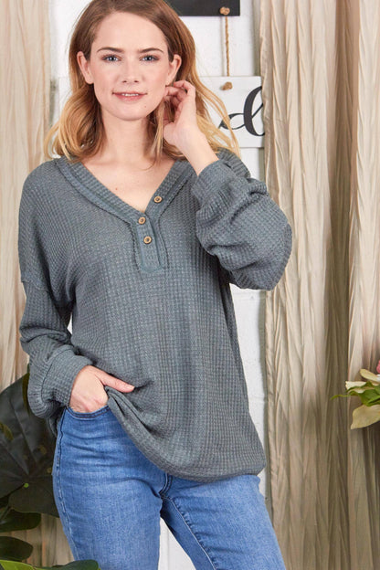 Mandie's Soft Waffle Top