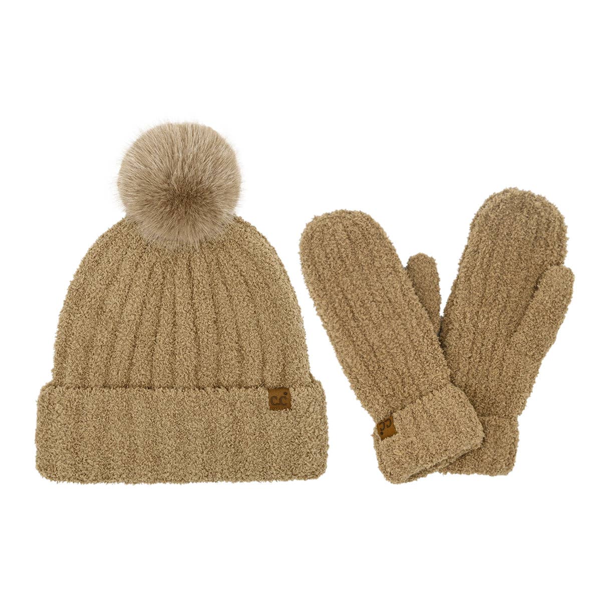 Cozy Yarn C.C Hat and Mitten Set