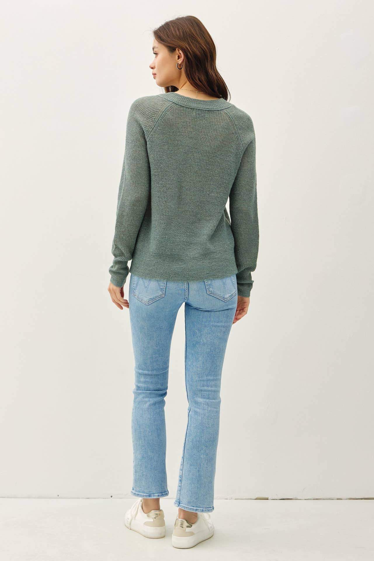 Maureen's Teal Green Lightweight Sweater